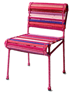 Gragon Fly Chair - Sahil Sarthak - Katran Collection - Pink